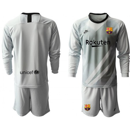 Fotbalový Dres FC Barcelona Brankářské Dětské I 2019/20 Dlouhý Rukáv